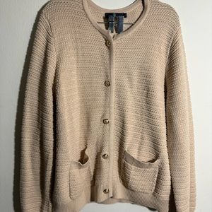 Oversized Knit Cardigan Sweater